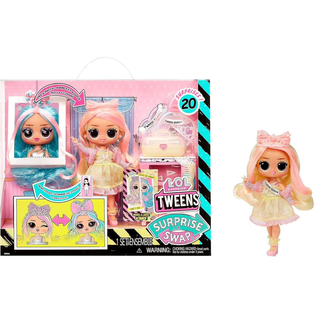 L.O.L. Surprise! Tweens Surprise Swap Braids-2-Waves Winnie Fashion Doll with 20+ Surprises  Multicolor Age- 3 Years & Above
