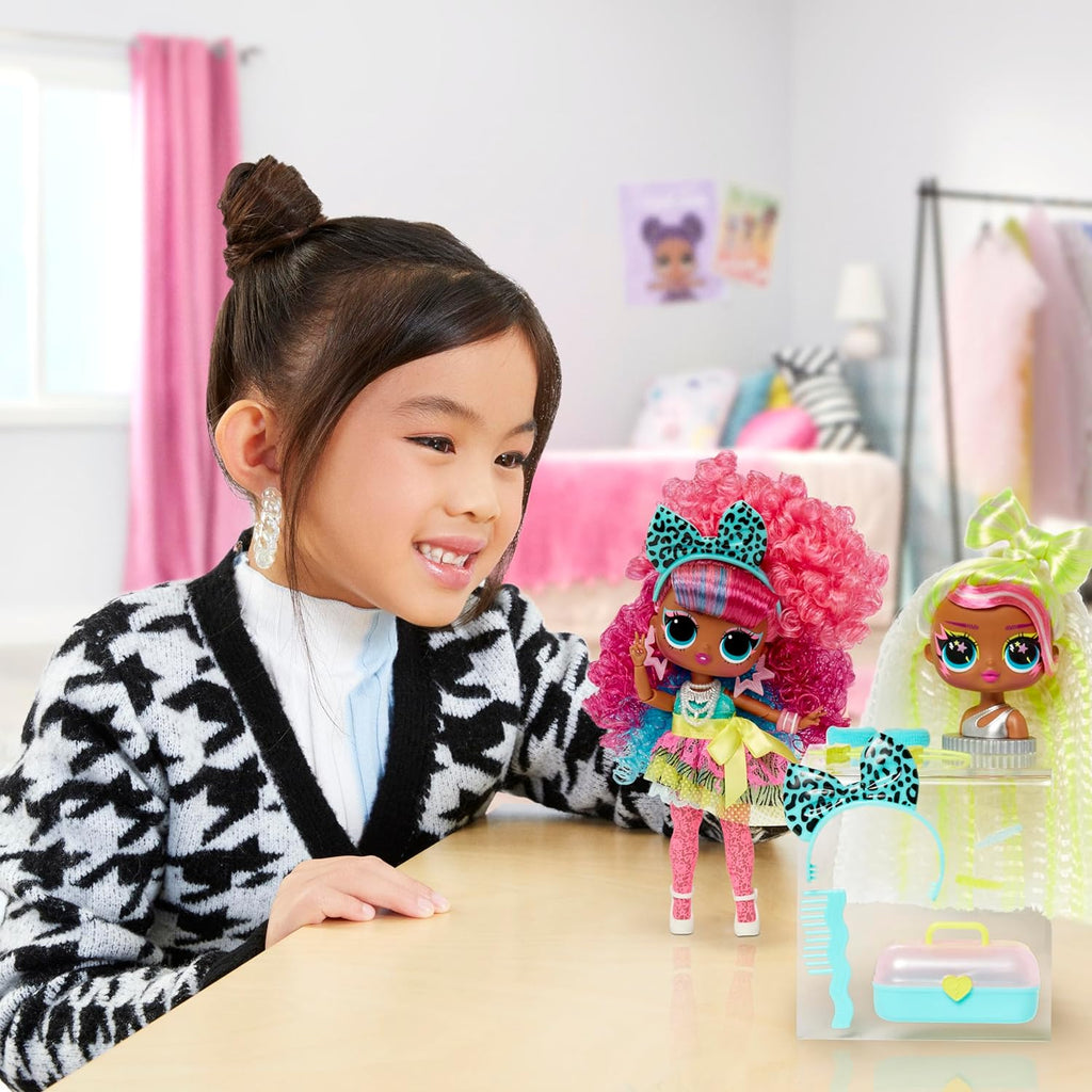 L.O.L. Surprise! Tweens Surprise Swap Curls-2-Crimps Cora Fashion Doll with 20+ Surprises Multicolor Age- 3 Years & Above