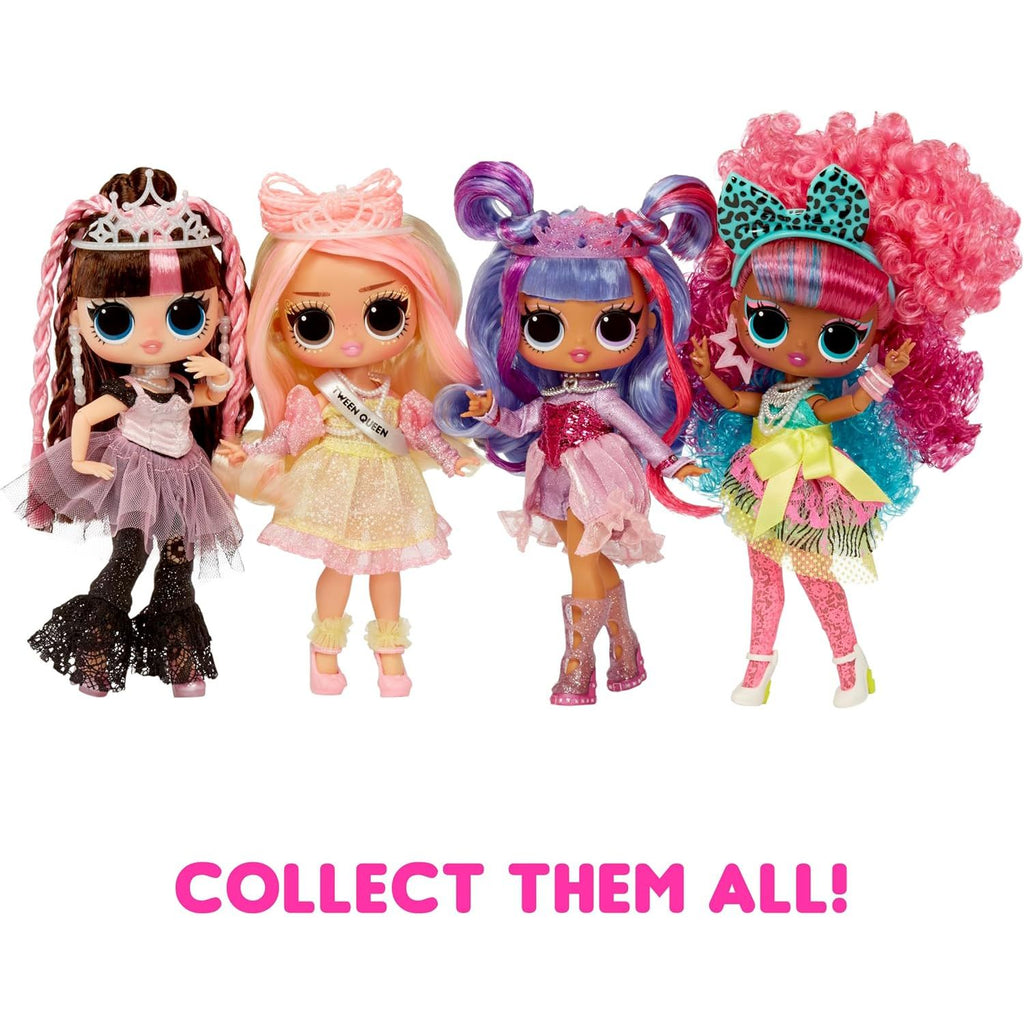 L.O.L. Surprise! Tweens Surprise Swap Curls-2-Crimps Cora Fashion Doll with 20+ Surprises Multicolor Age- 3 Years & Above