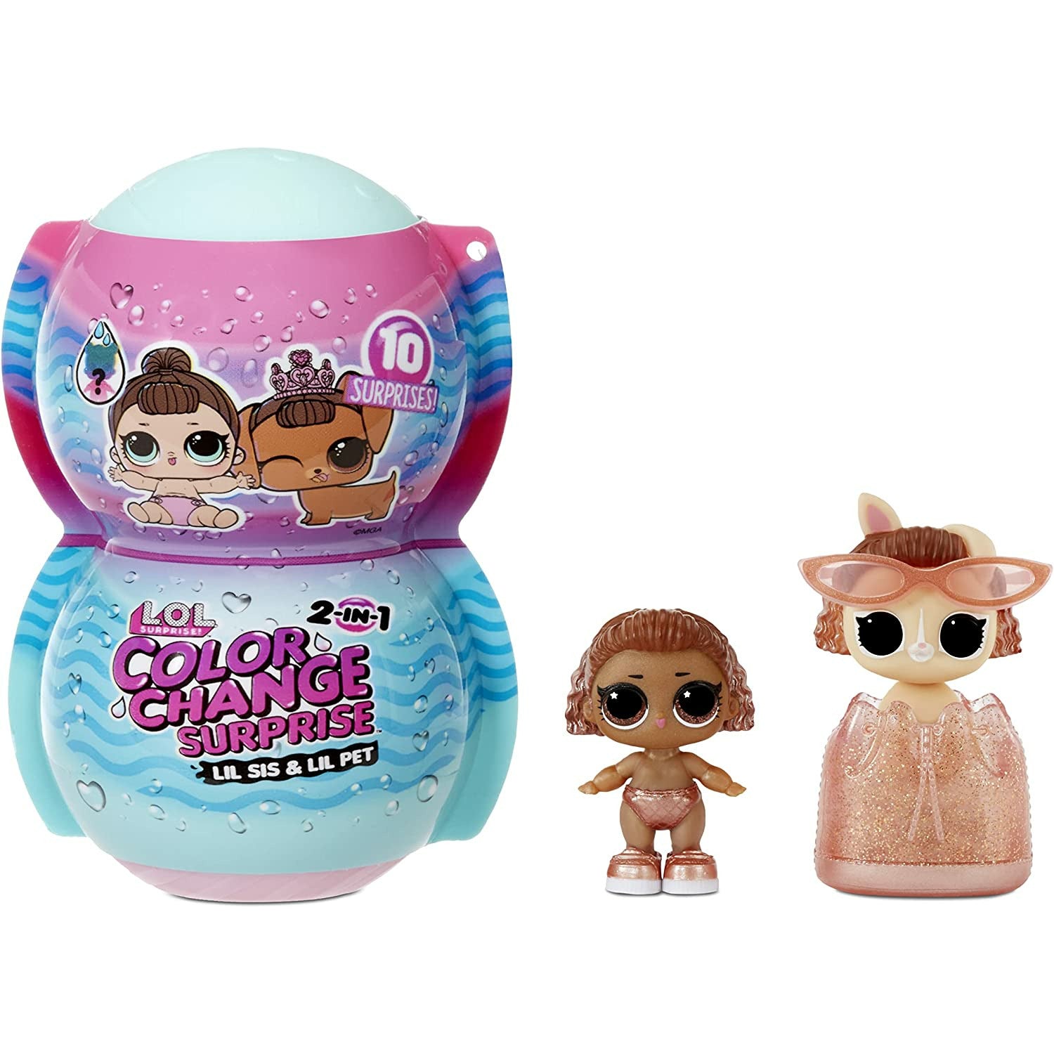 Lol 2 in 1 Color Change Surprise Lil Sis Lil Pet Age 4 Years