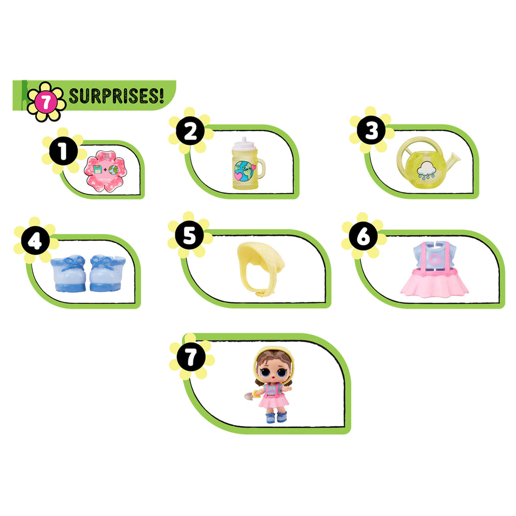 L.O.L Surprise Earth Day Love Grow Grrrl with 7 Surprises Age- 4 Years & Above