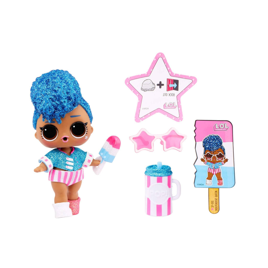 L.O.L Surprise Independent Queen Summer Supreme Doll, with 7 Surprises  Multicolor Age- 3 Years & Above