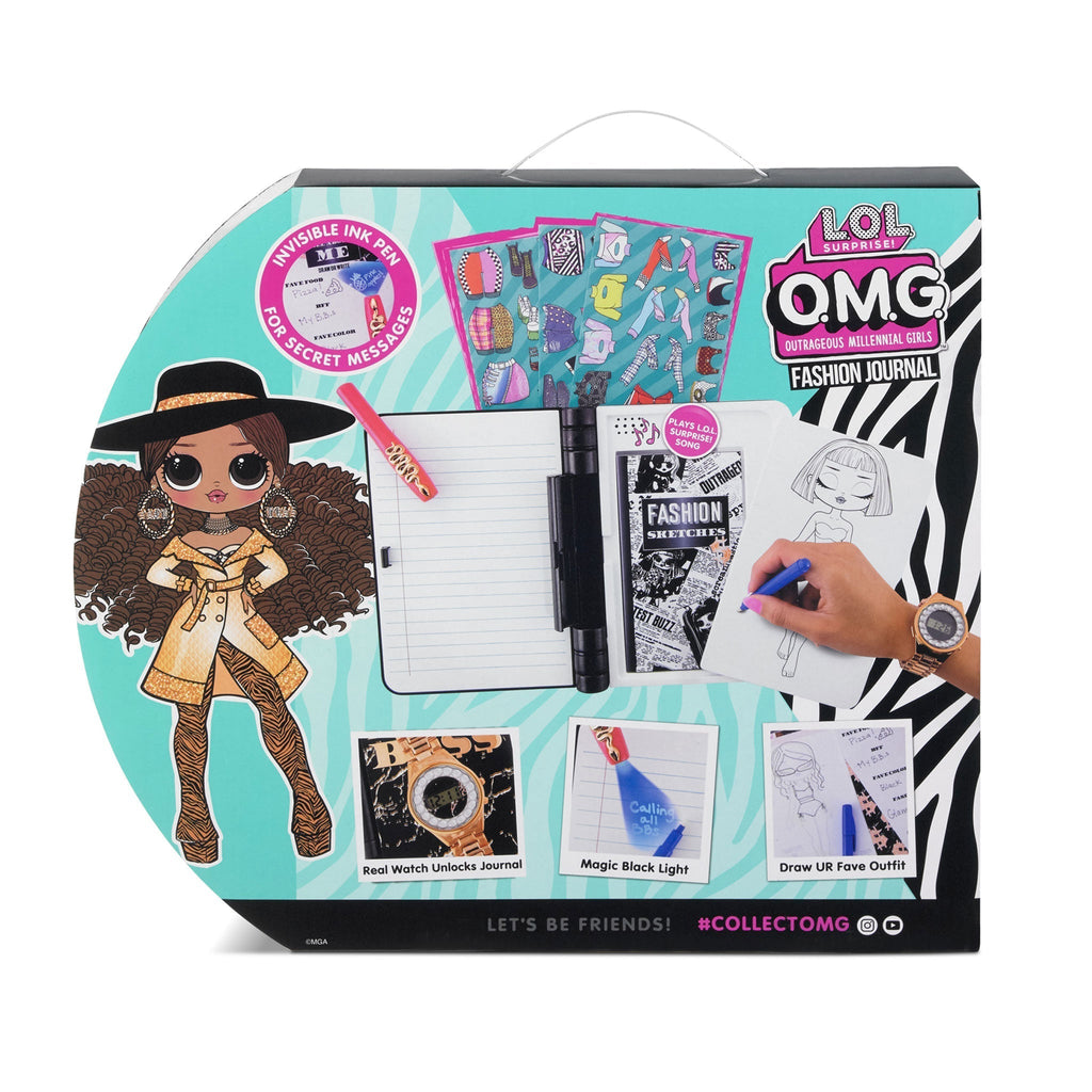 L.O.L Surprise OMG Fashion Journal - Electronic Password Journal with Watch 3Y+