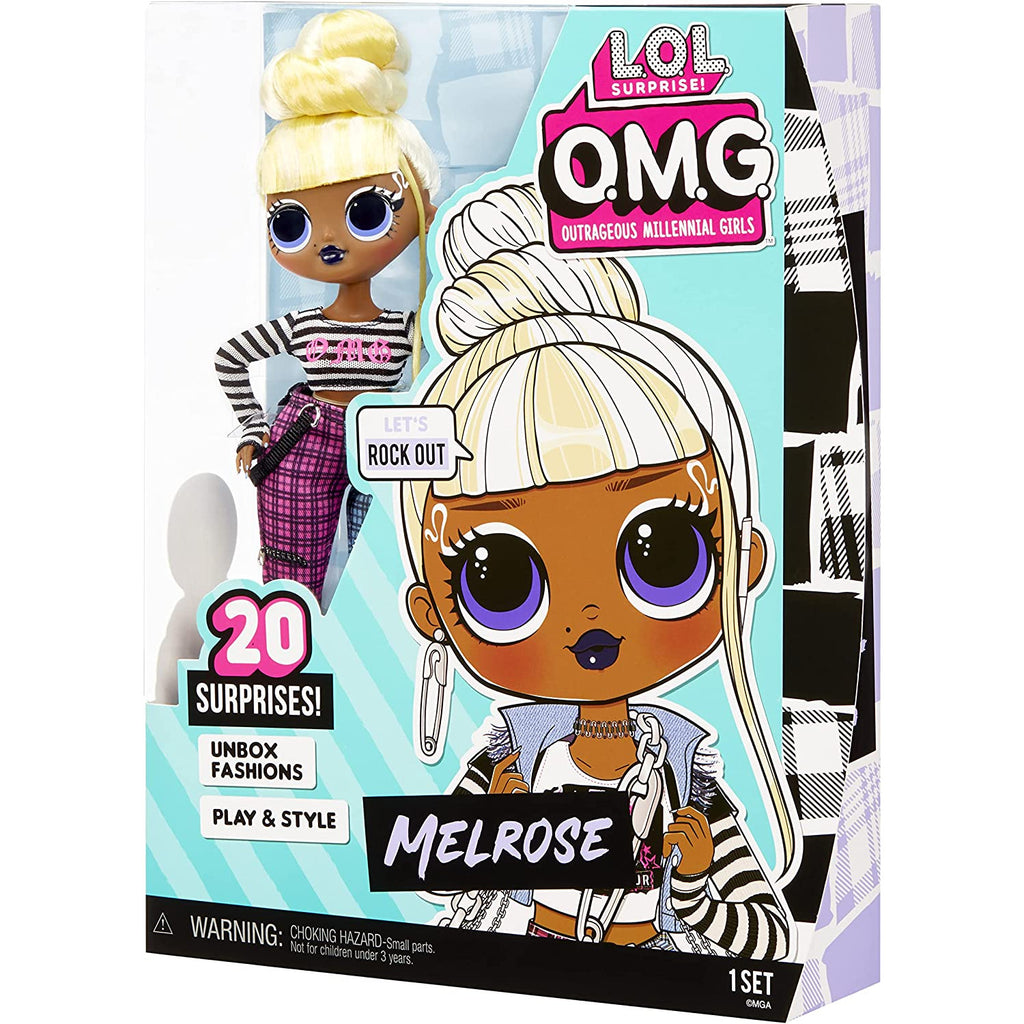 L.O.L Surprise OMG Melrose Fashion Doll with 20 Surprises  Multicolor Age- 3 Years & Above