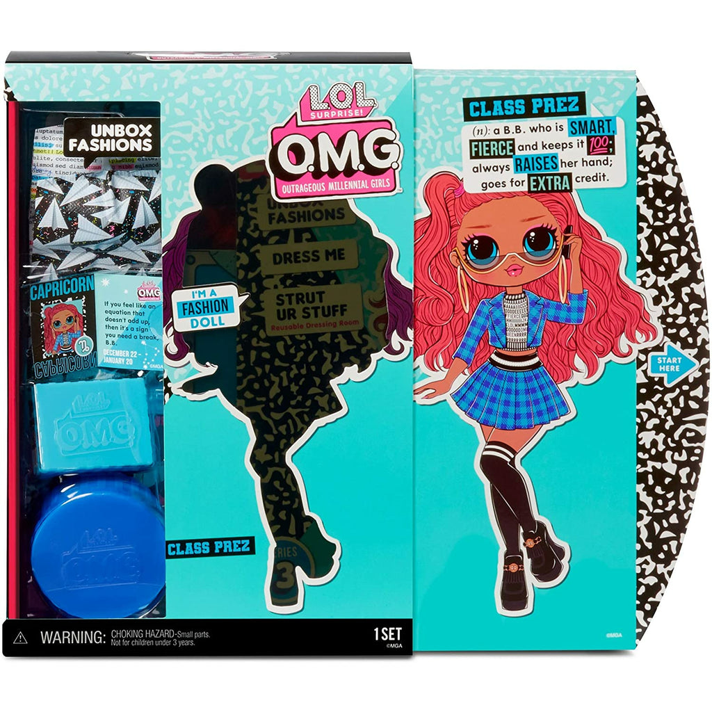 L.O.L Surprise OMG Series 3 Class Prez Fashion Doll with 20 Surprises