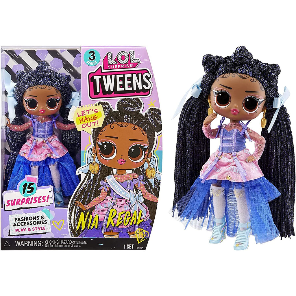 L.O.L Surprise Tween Series 3 Fashion Doll Nia Regal with 15 Surprises  Multicolor Age- 3 Years & Above
