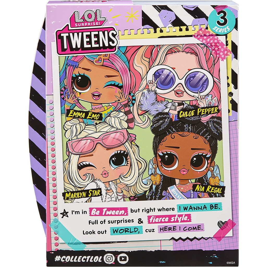 L.O.L Surprise Tween Series 3 Fashion Doll Nia Regal with 15 Surprises  Multicolor Age- 3 Years & Above