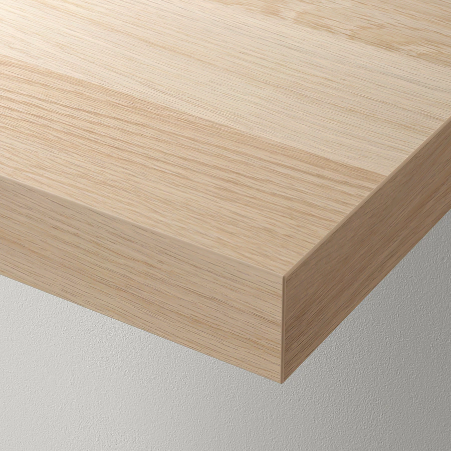 Lack Wall Shelf, White Stained Oak Effect