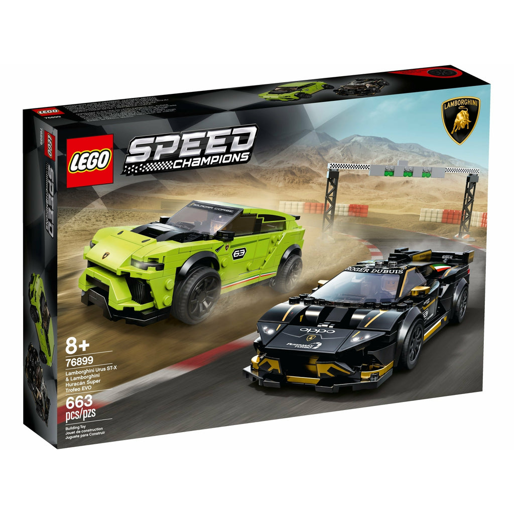Lego® Lamborghini Urus ST-X & Lamborghini Huracán Super Trofeo Evo 8Y+ Boy