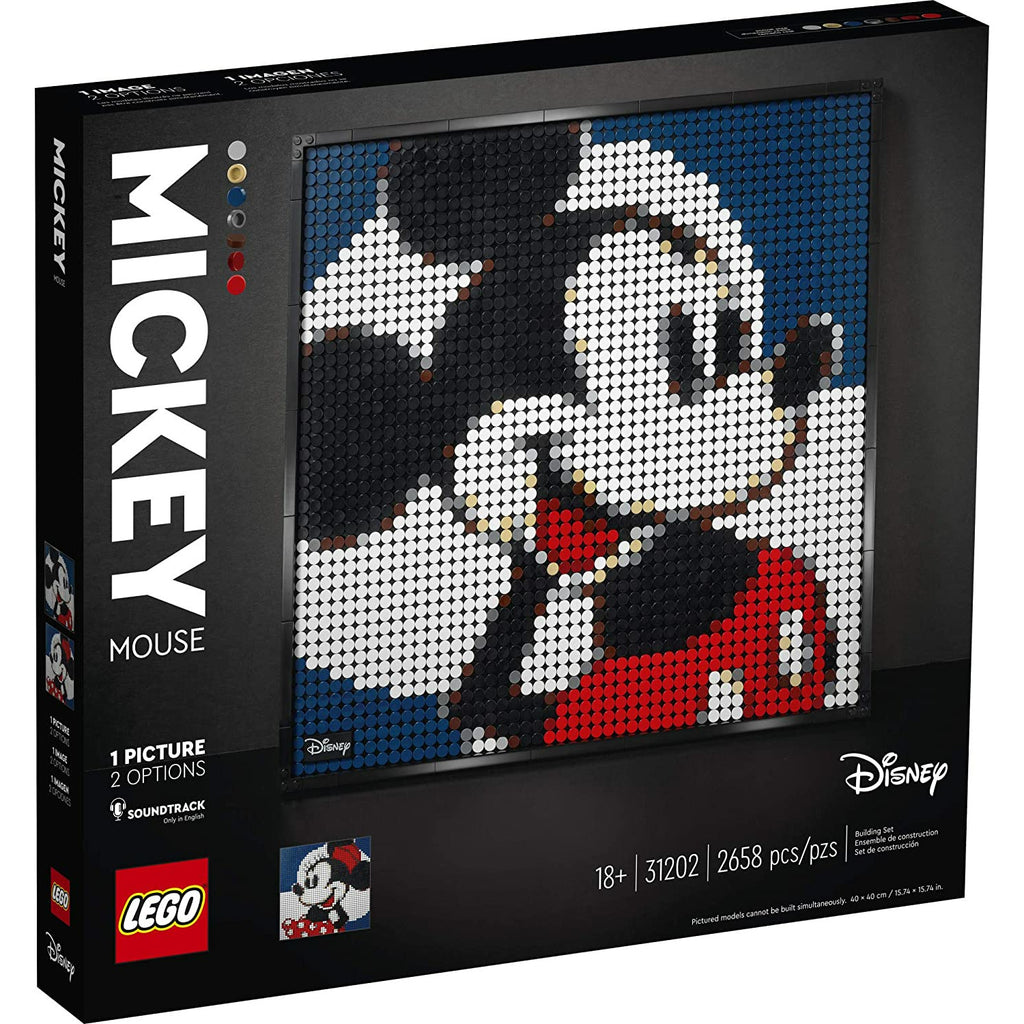 Lego Art Disney Mickey Mouse Set 18Y+