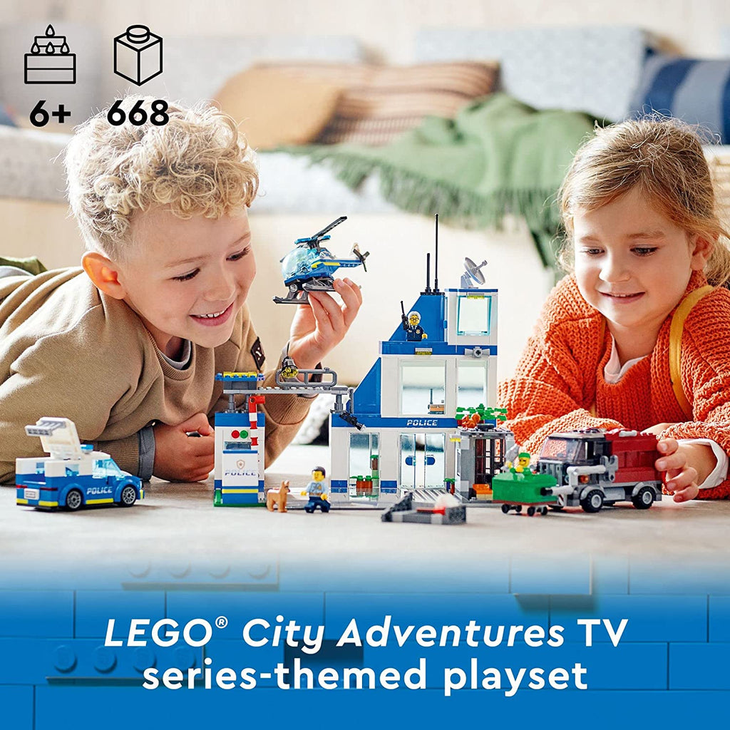 Lego City Police Station Set Age- 6 Years & Above