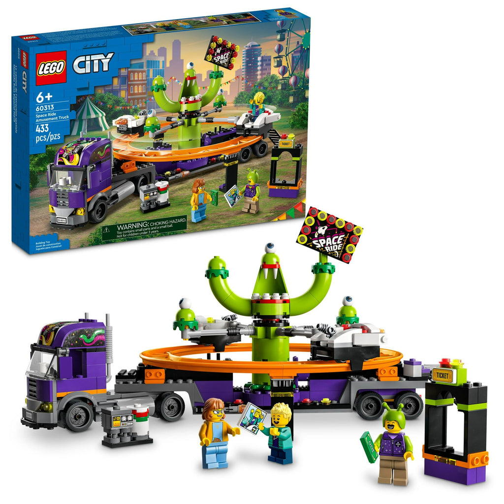 Lego City Space Ride Amusement Truck Set Age- 6 Years & Above