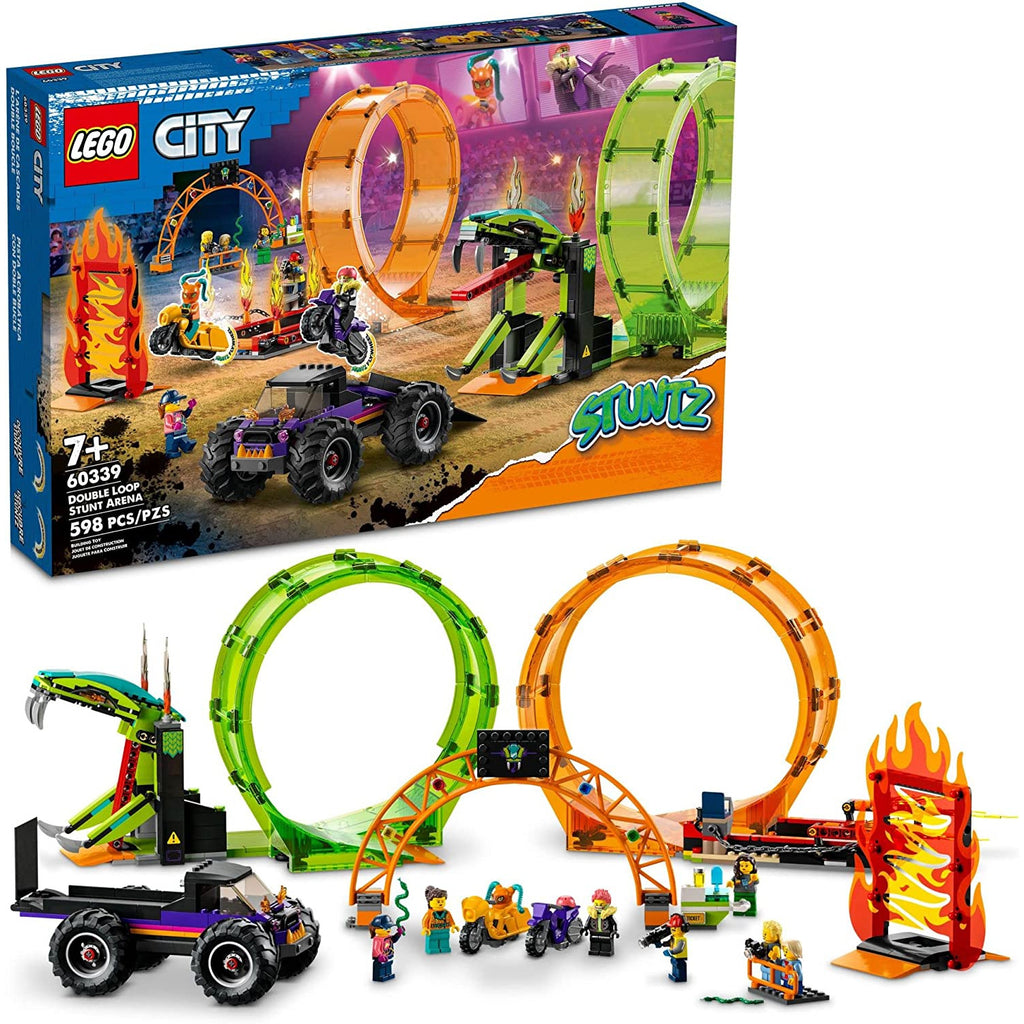 Lego City Stuntz Double Loop Stunt Arena Set Age- 7 Years & Above