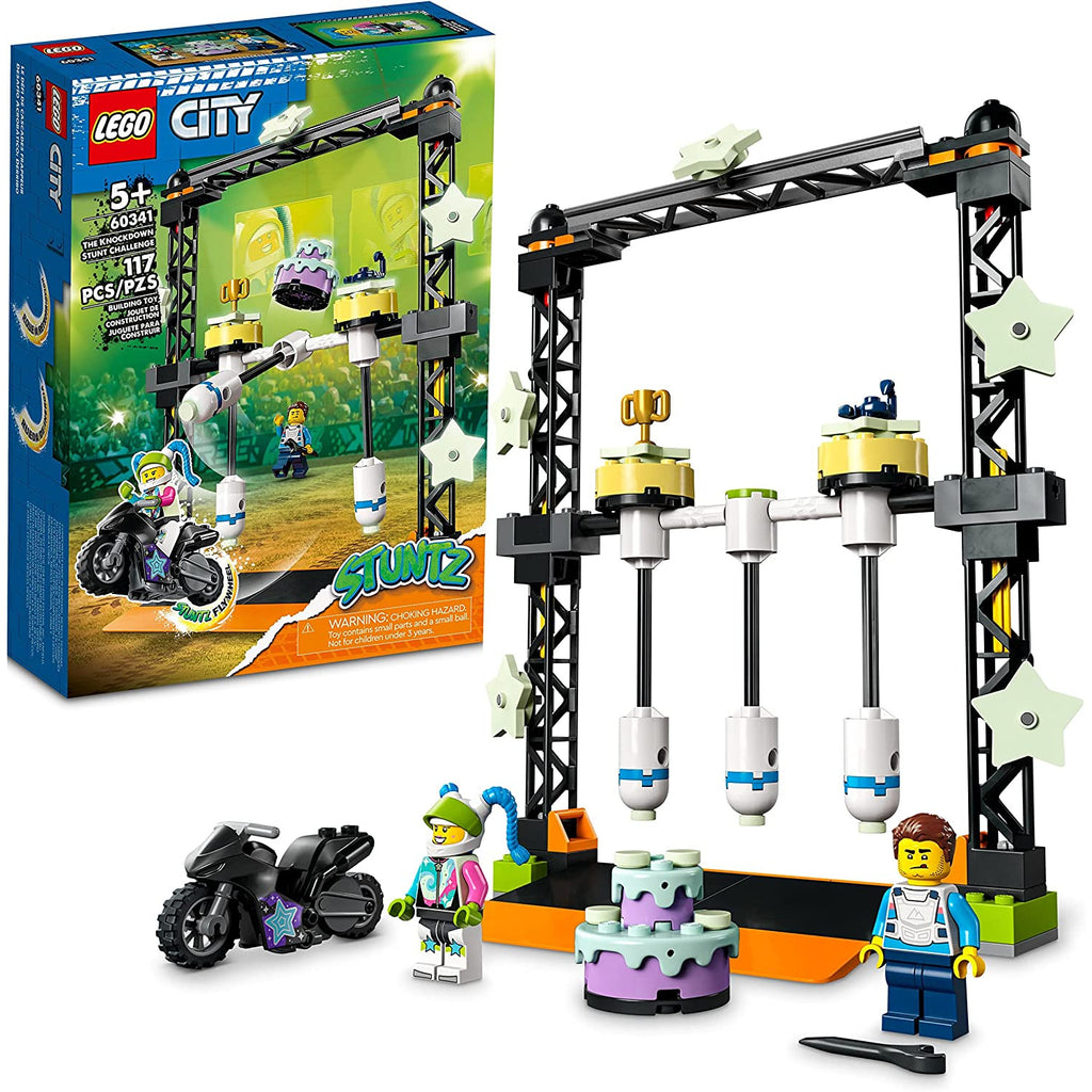 Lego City Stuntz The Knockdown Stunt Challenge Set Age- 5 Years & Above