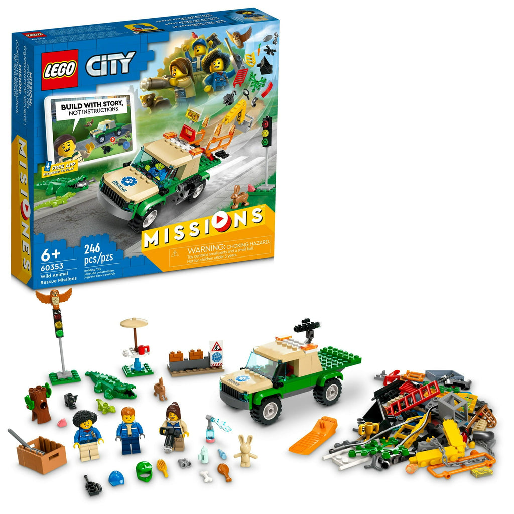 Lego City Wild Animal Rescue Missions Set Age- 6 Years & Above
