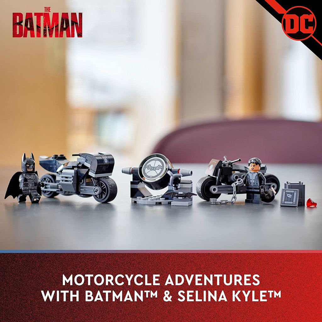 Lego DC Batman: Batman & Selina Kyle Motorcycle Pursuit Set Age- 6 Years & Above