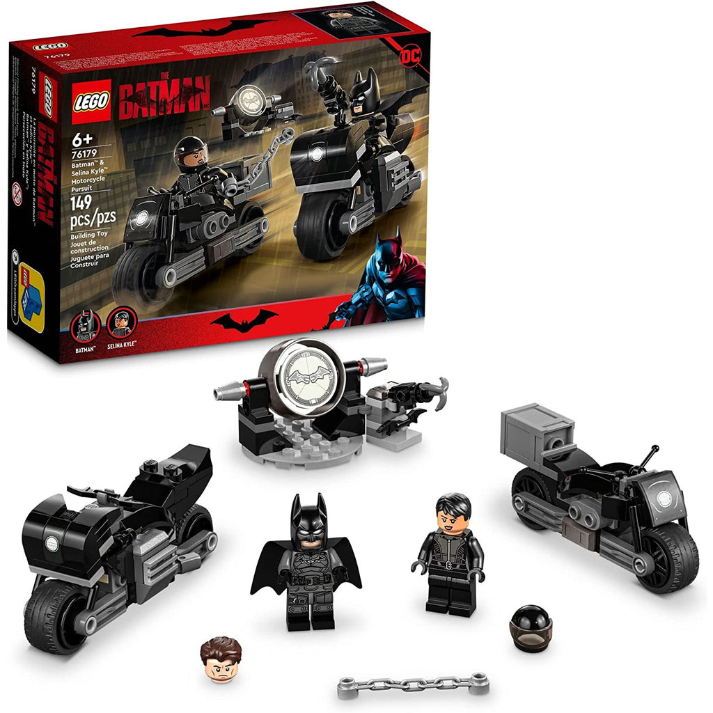 Lego DC Batman: Batman & Selina Kyle Motorcycle Pursuit Set Age- 6 Years & Above