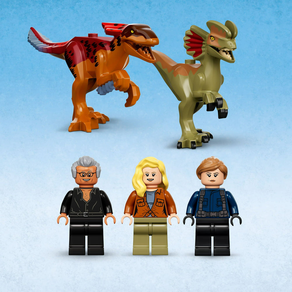 Lego Jurassic World Dominion Pyroraptor & Dilophosaurus Transport Set Age- 7 Years & Above
