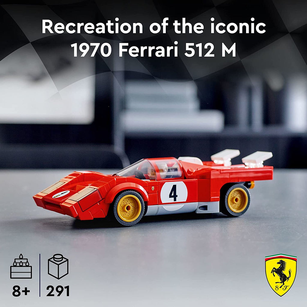 Lego Speed Champions 1970 Ferrari 512 M Set Age- 8 Years & Above
