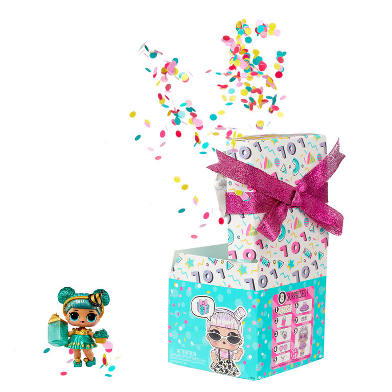 LOL Surprise Confetti Pop Birthday  with 8 Surprise Multicolor Age- 3 Years & Above
