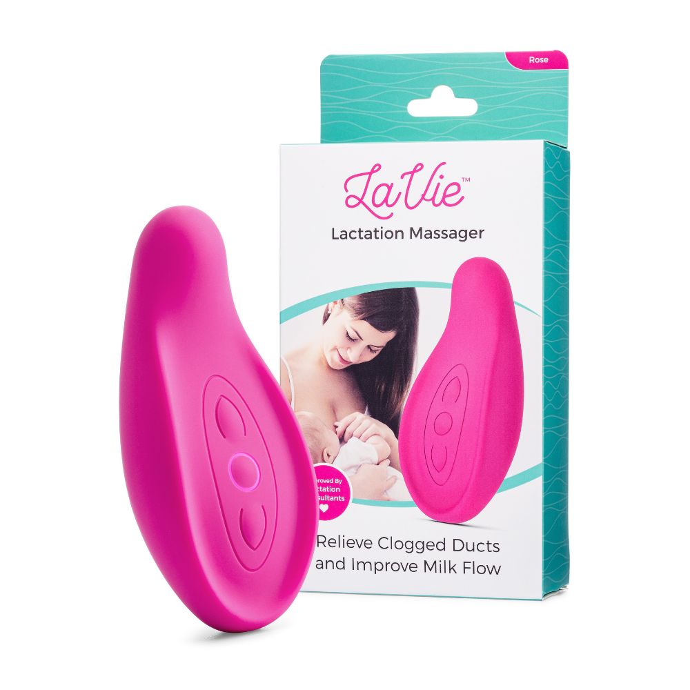 La Vie Lactation Massager for Moms Rose