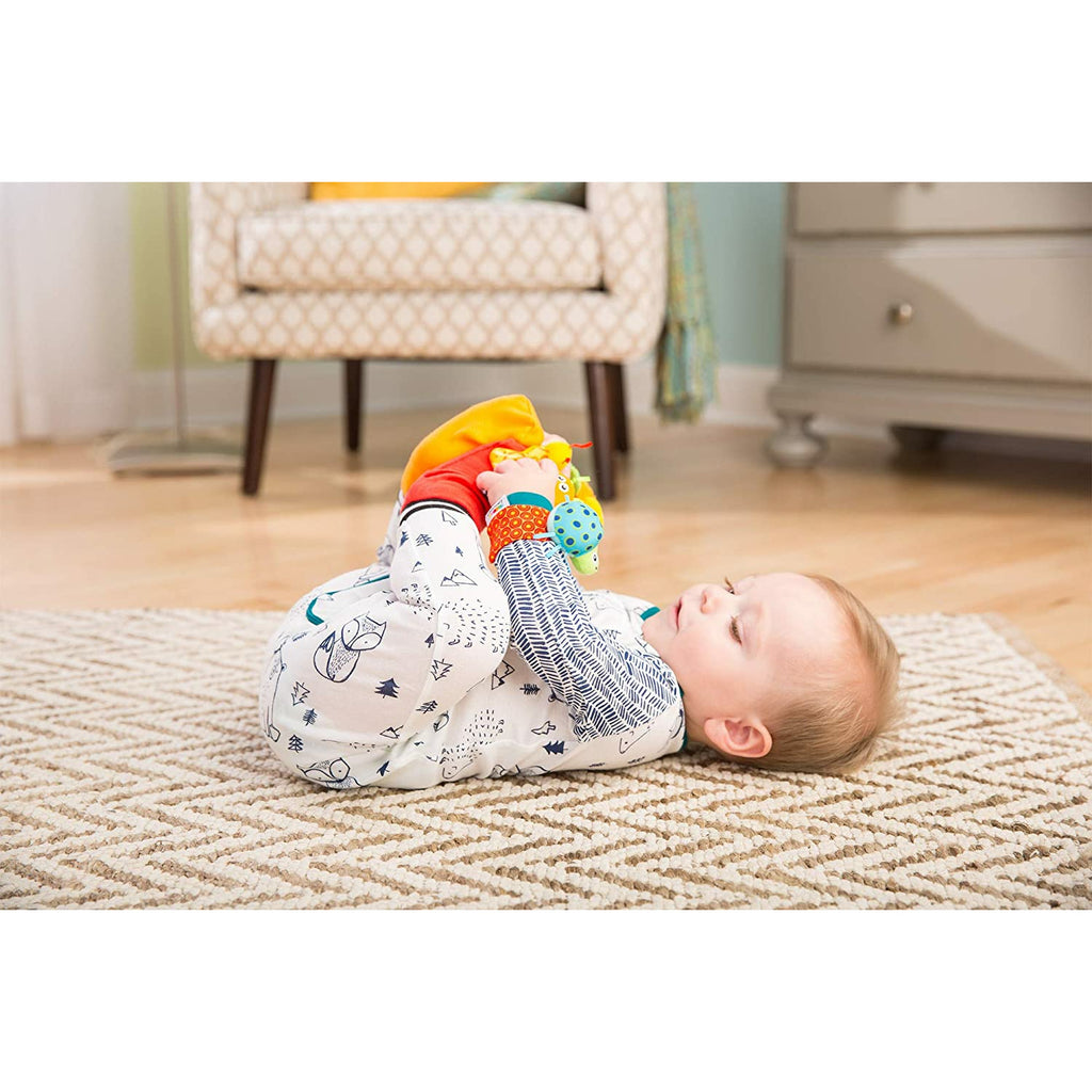 Lamaze Gardenbug Wrist Rattle Footfinder Set Multicolor Age-6 Months & Above