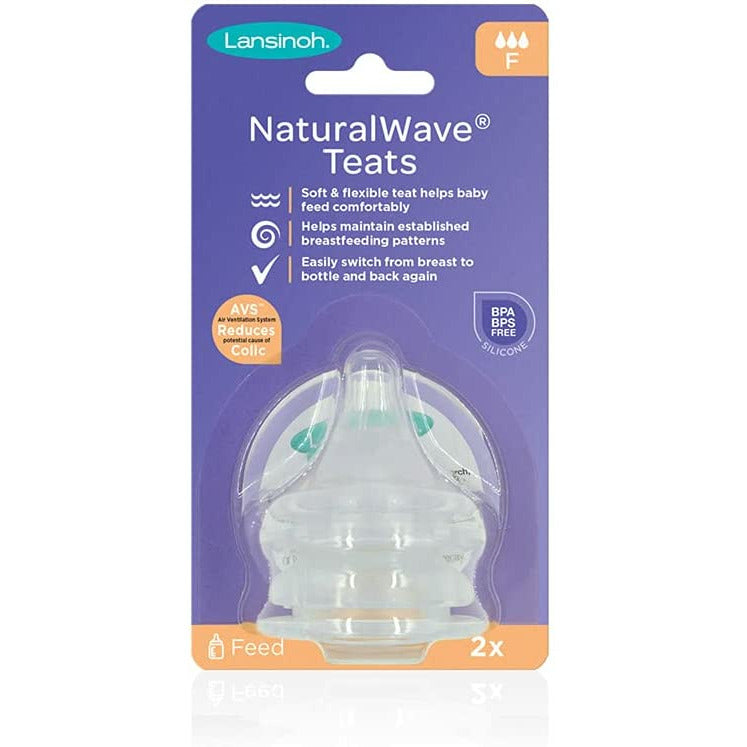Lansinoh NaturalWave® Fast Flow Teats 2 Pack