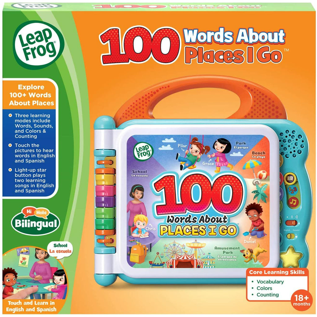 LeapFrog 100 Words 'Place I Go' Book Multicolor Age-2 Years & Above