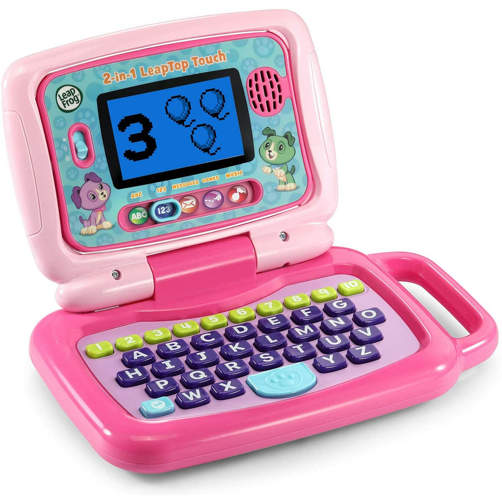 LeapFrog 2-in-1 LeapTop Touch Laptop Pink Age-2 Years & Above
