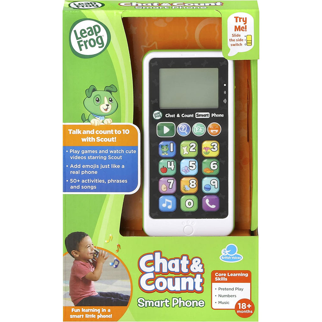 LeapFrog Chat & Count Smart Phone Refresh Scout Age-18M+