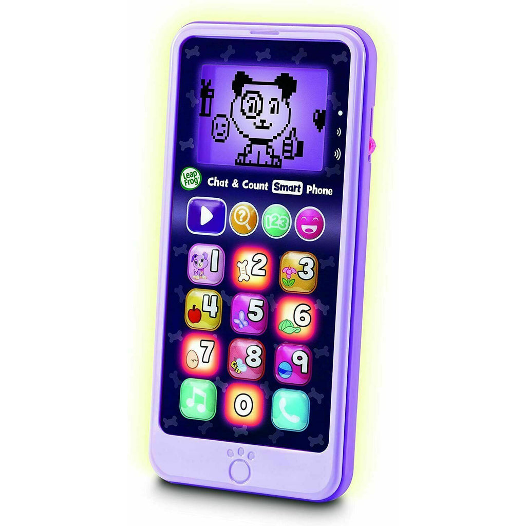 LeapFrog Chat & Count Smart Phone Refresh Violet Age-18M+