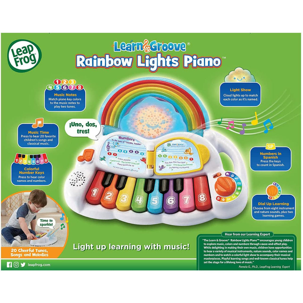 LeapFrog Learn & Groove Rainbow Lights Piano Multicolor Age-1 Year & Above