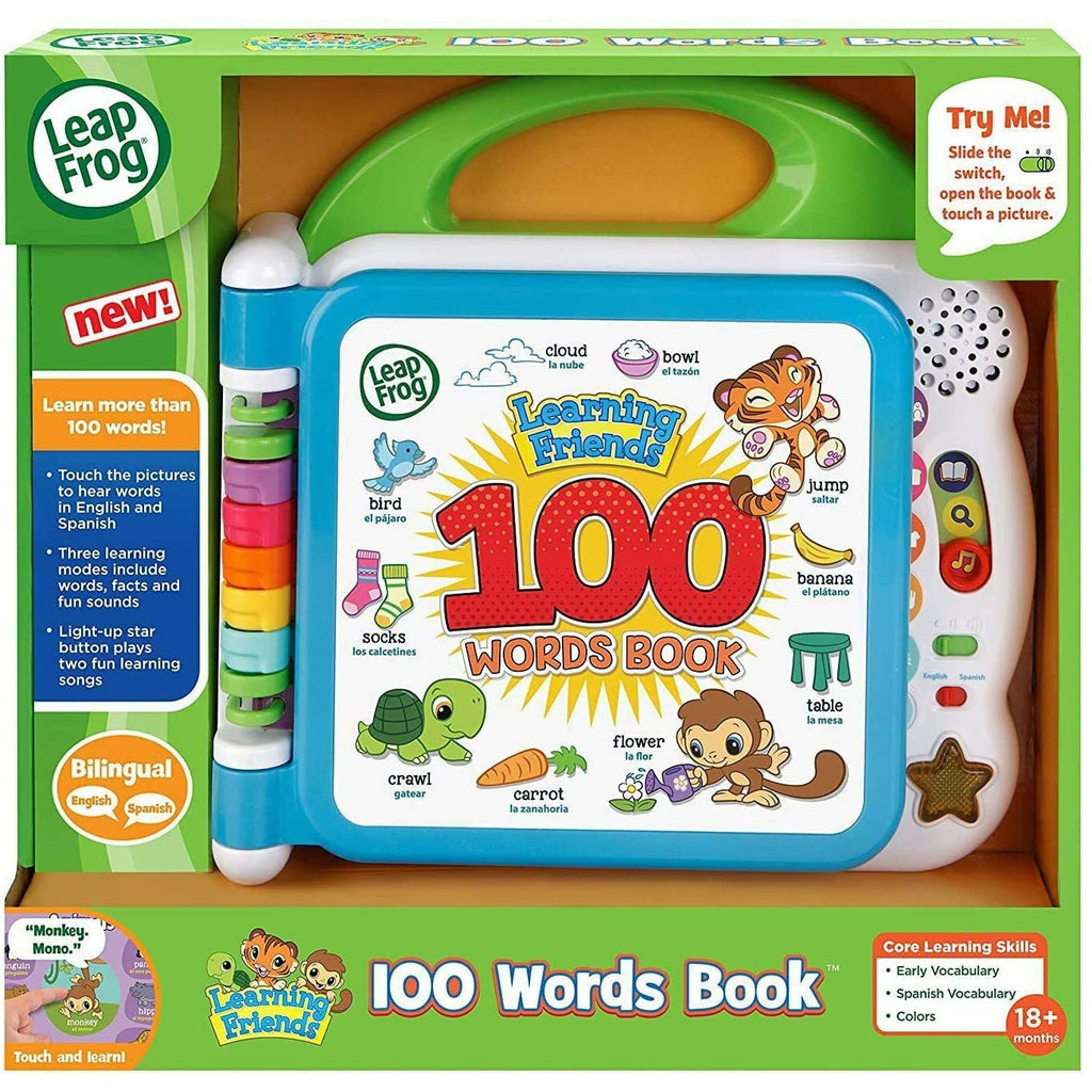 LeapFrog Learning Friends 100 Words Book Multicolor Age-1 Year & Above