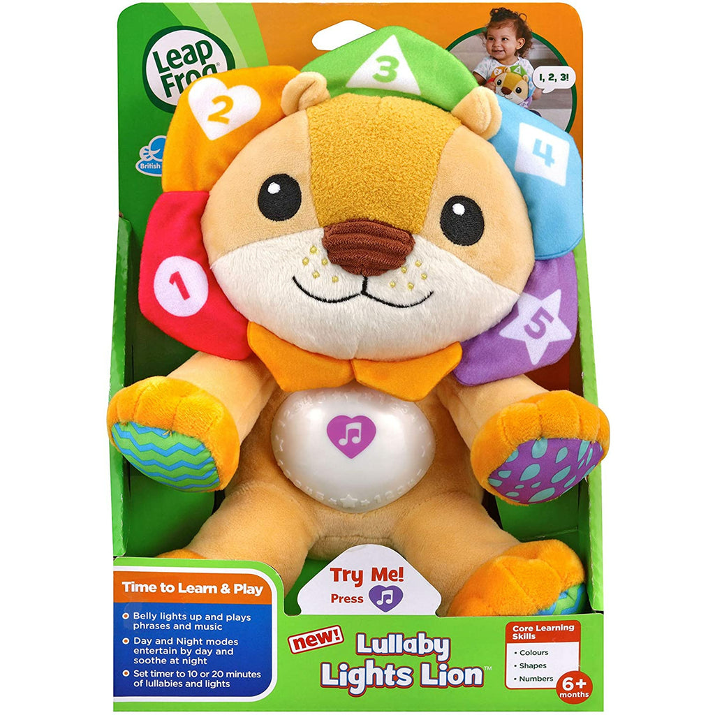 LeapFrog Lullaby Lights Lion Brown Age-6 Months & Above