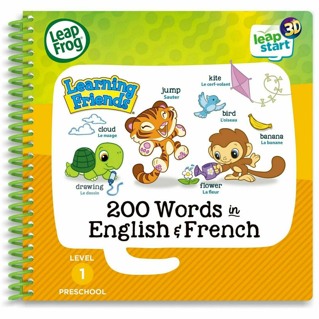 Leap Frog Learning Friends 200 Words in English & French Age- 2 Years to 5 Years