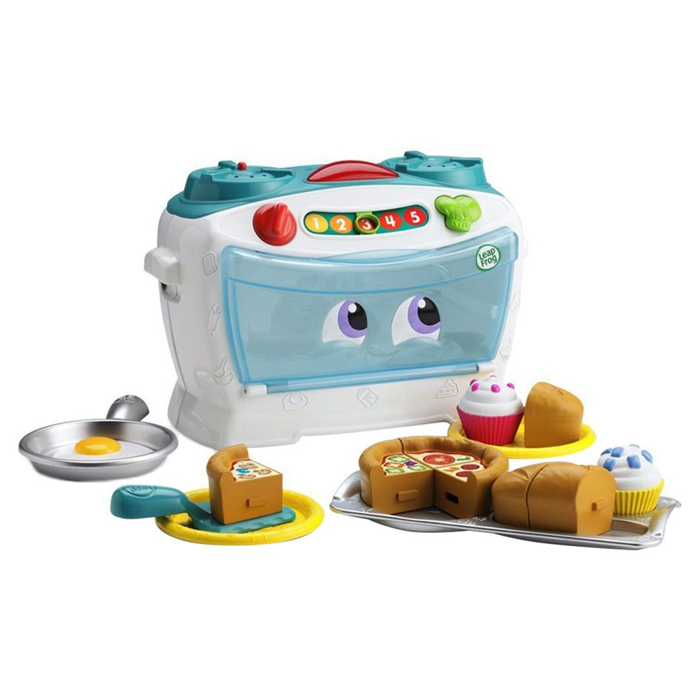 Leapfrog Number Loving Oven Pretend Toy White/Blue AGe- 3 Years & Above