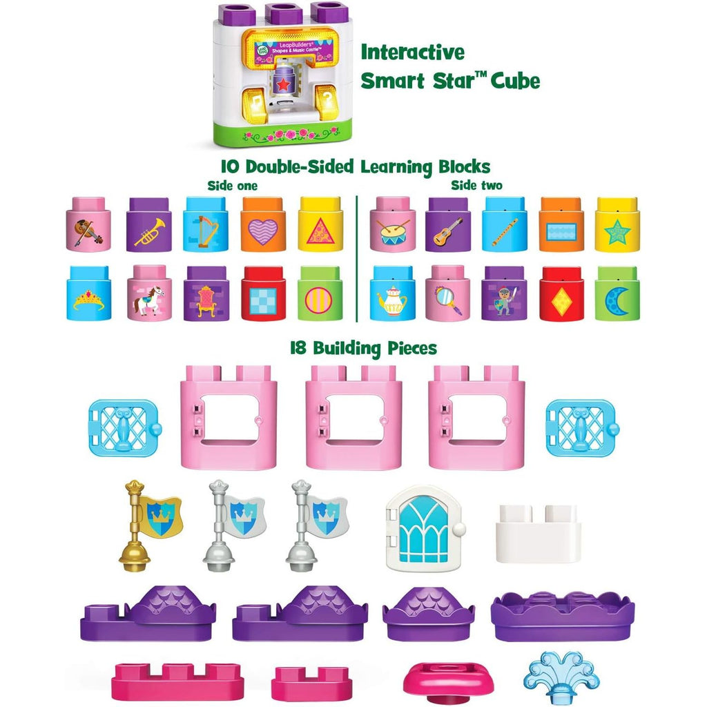 Leapfrog Block Play Shapes & Music Castle Multicolor Age 18 Months & Above