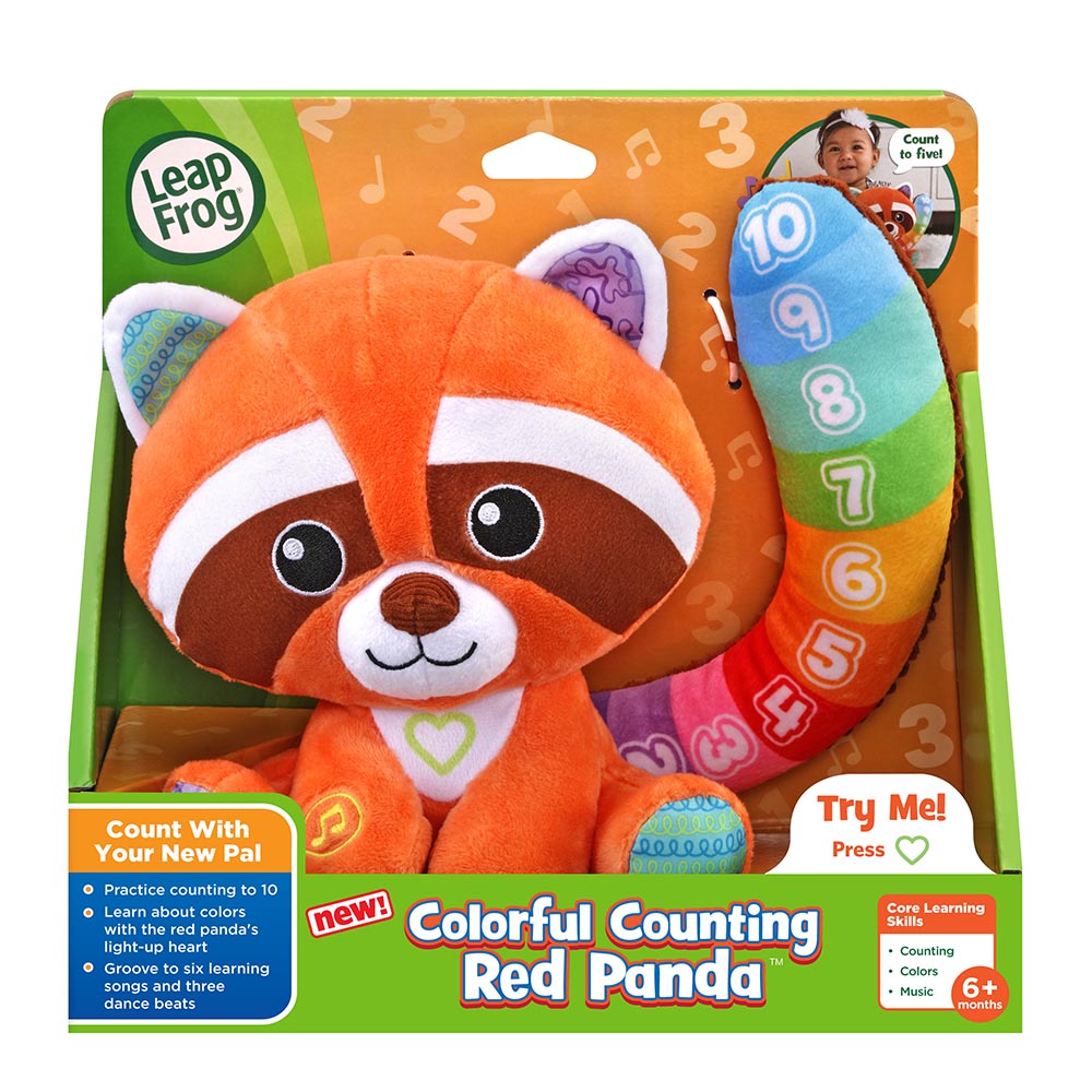 Leapfrog Colourful Counting Red Panda Orange Age-6-36 months