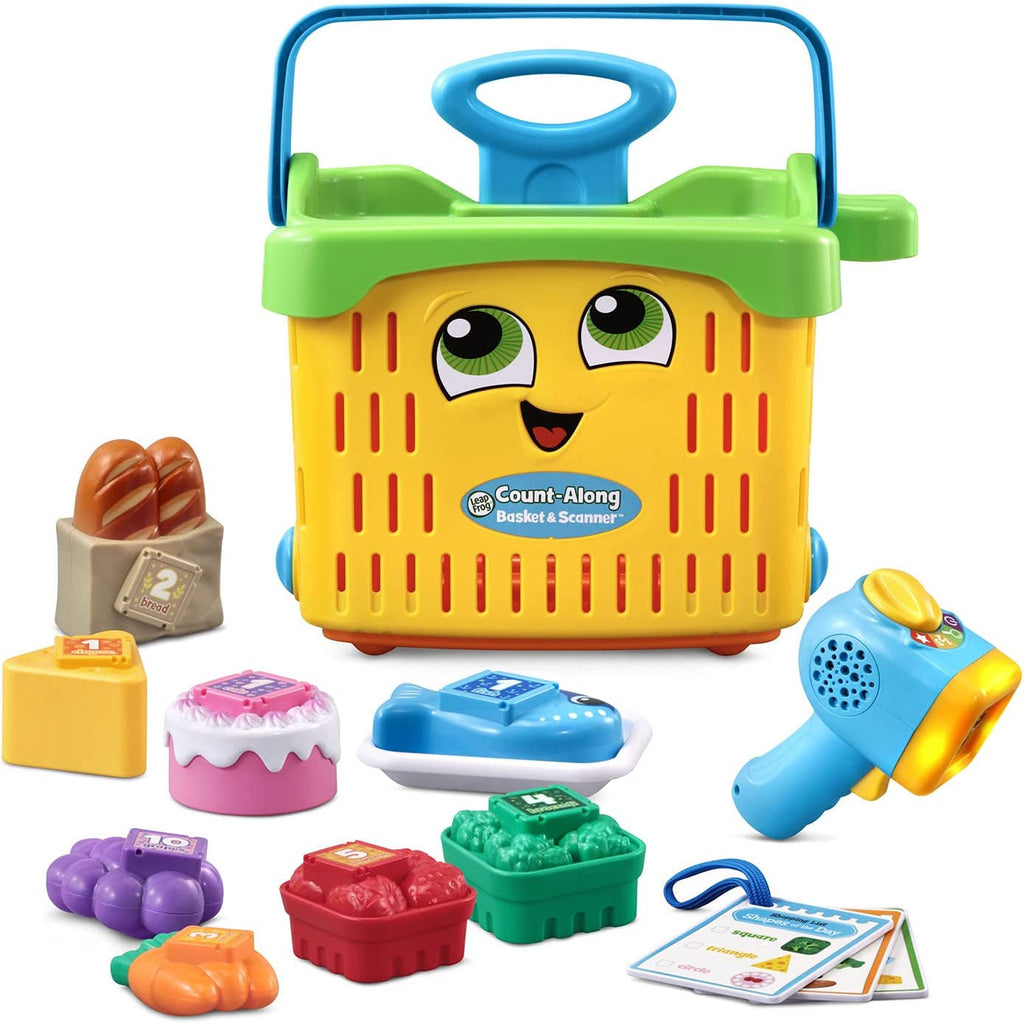 Leapfrog Count Along Basket & Scanner Multicolour Age-24m+