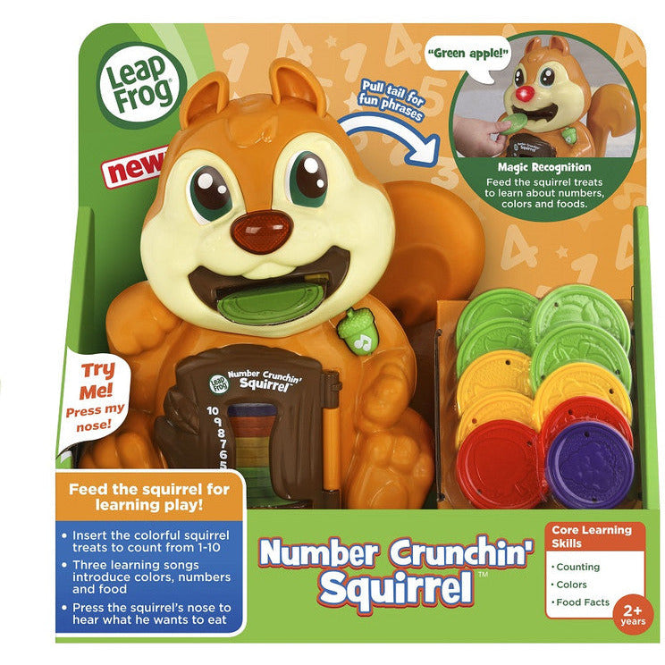 Leapfrog Number Crunchin Squirrel Multicolour Age-2 to 4 years