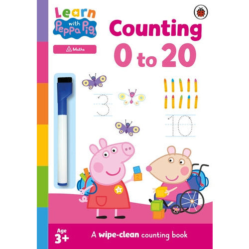 Learn with Peppa: Counting 0–20 Wipe-Clean Activity Book
