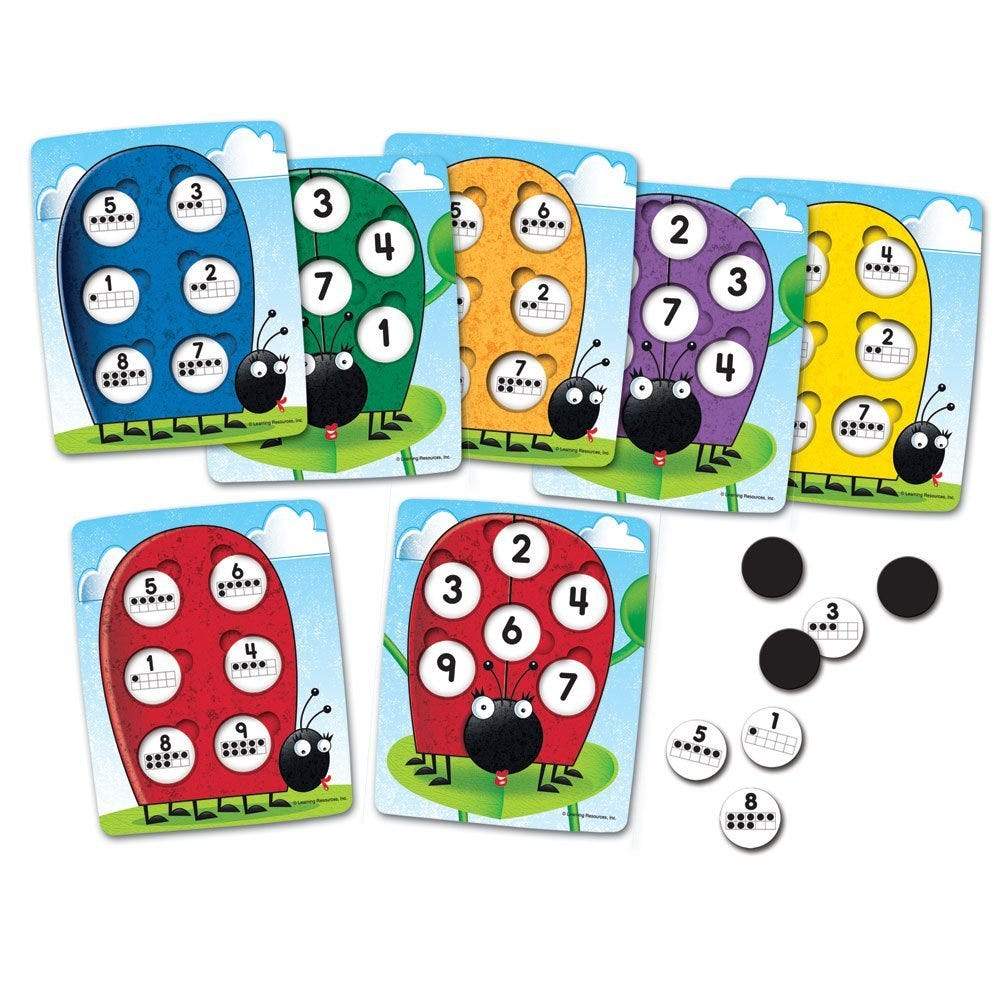 Learning Resources 10 On The Spot! ™ Ten Frame Game 5+