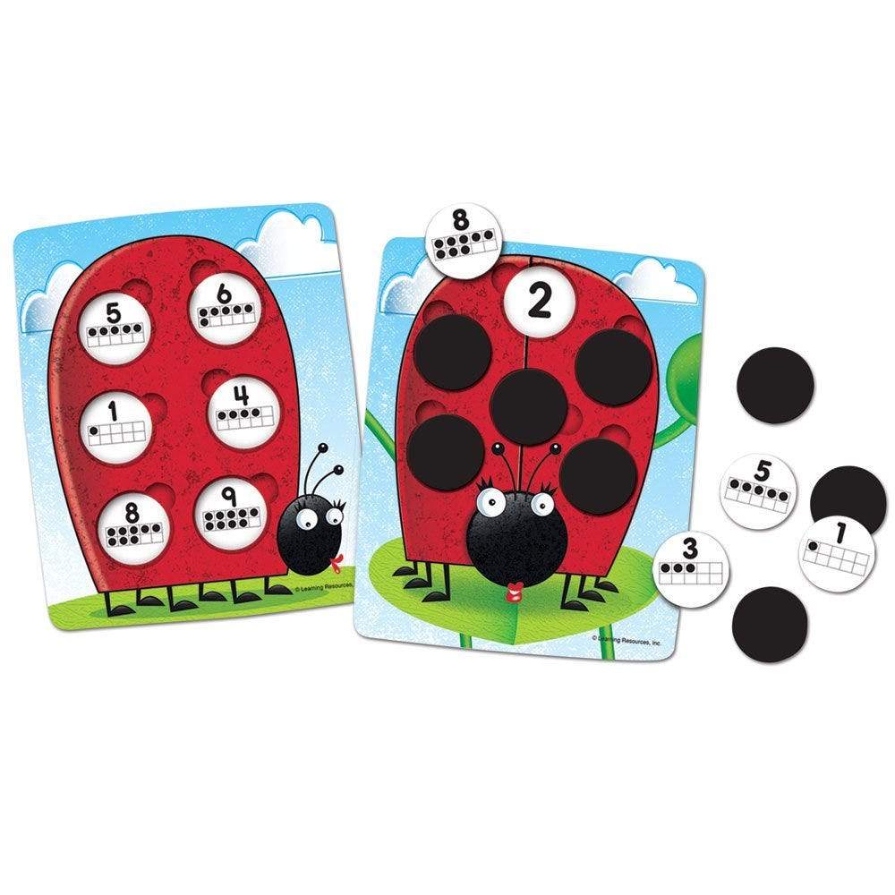 Learning Resources 10 On The Spot! ™ Ten Frame Game 5+