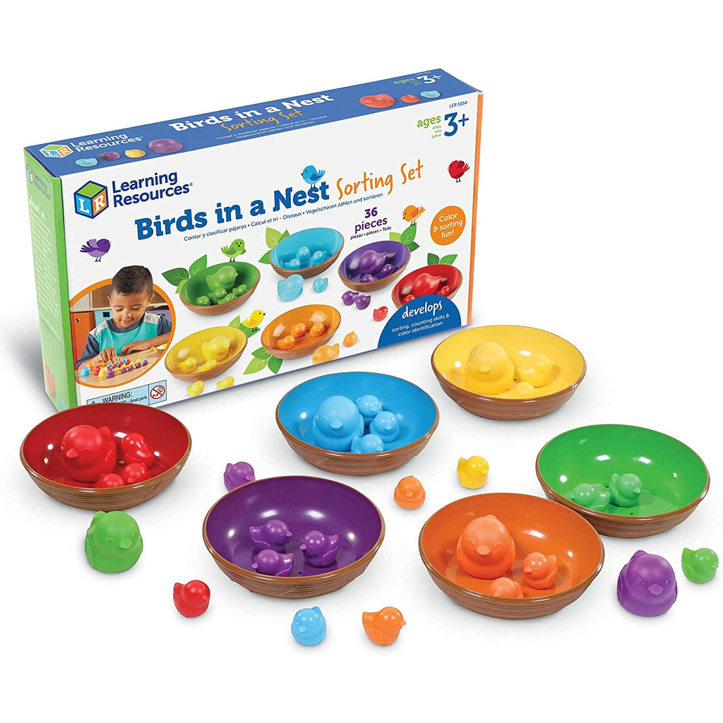 Learning Resources Birds In A Nest Sorting Set 3+