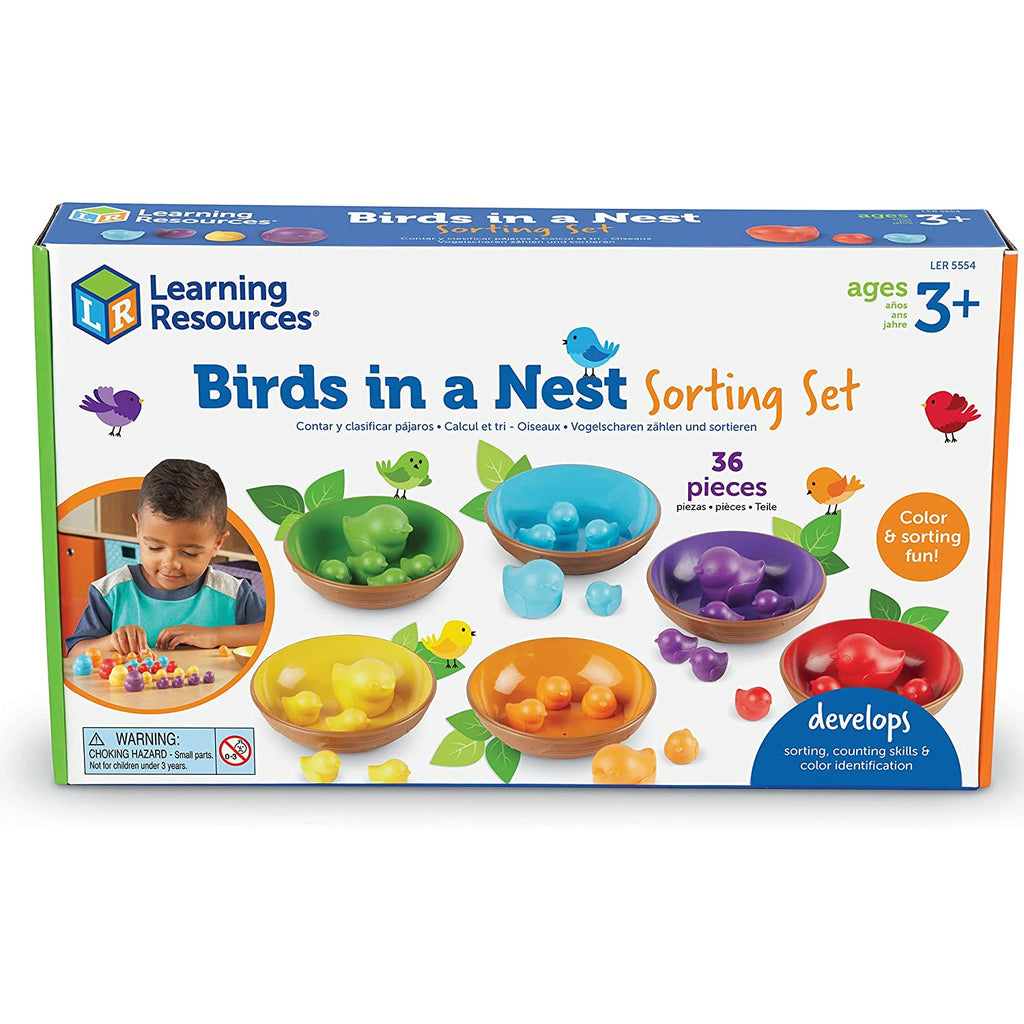 Learning Resources Birds In A Nest Sorting Set 3+