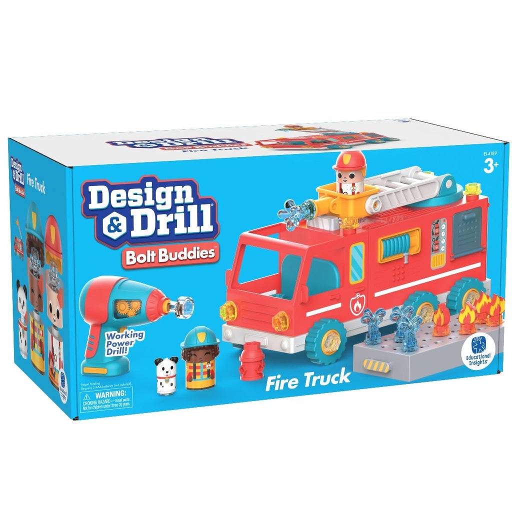 Learning Resources Design & Drill Bolt Buddies Fire Truck 3Y+