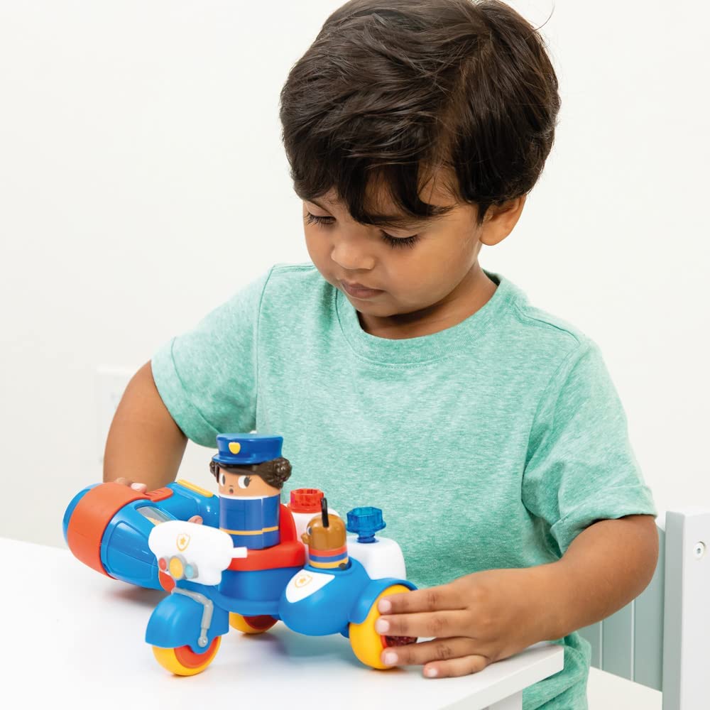 Learning Resources Design & Drill Bolt Buddies Police Motorcycle 3Y+