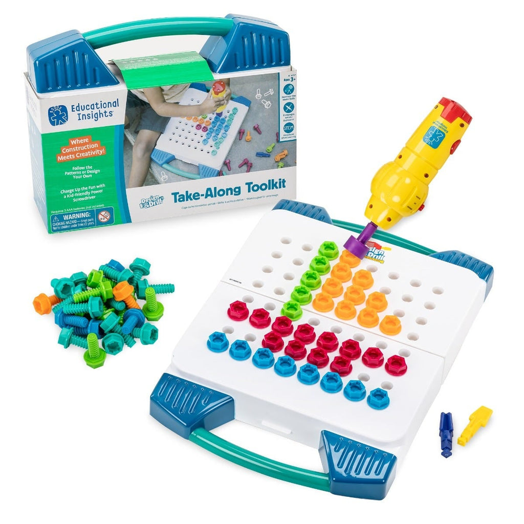 Learning Resources Design & Drill Take Along Learning Center 3-6Y+