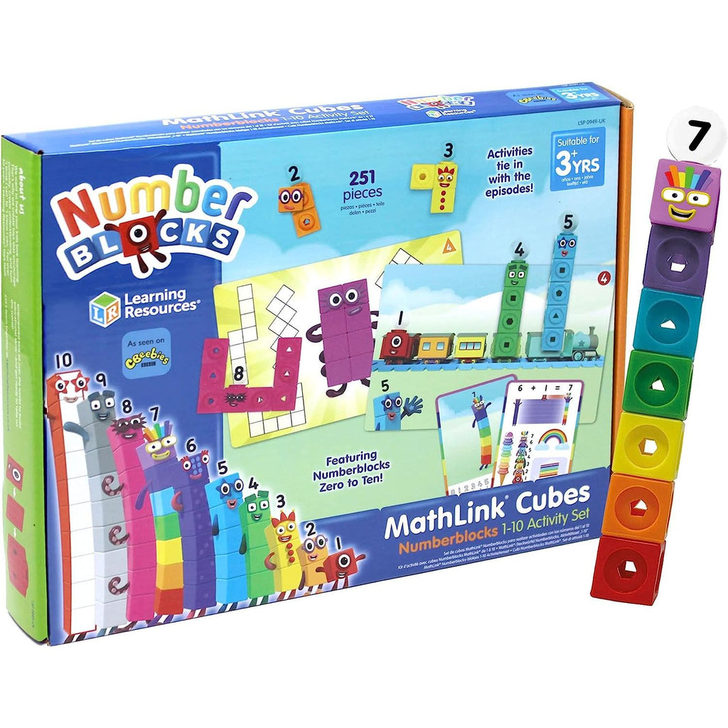 Learning Resources Mathlink® Cubes Numberblocks 1 10 Activity Set Multicolor Age 3 Years & Above