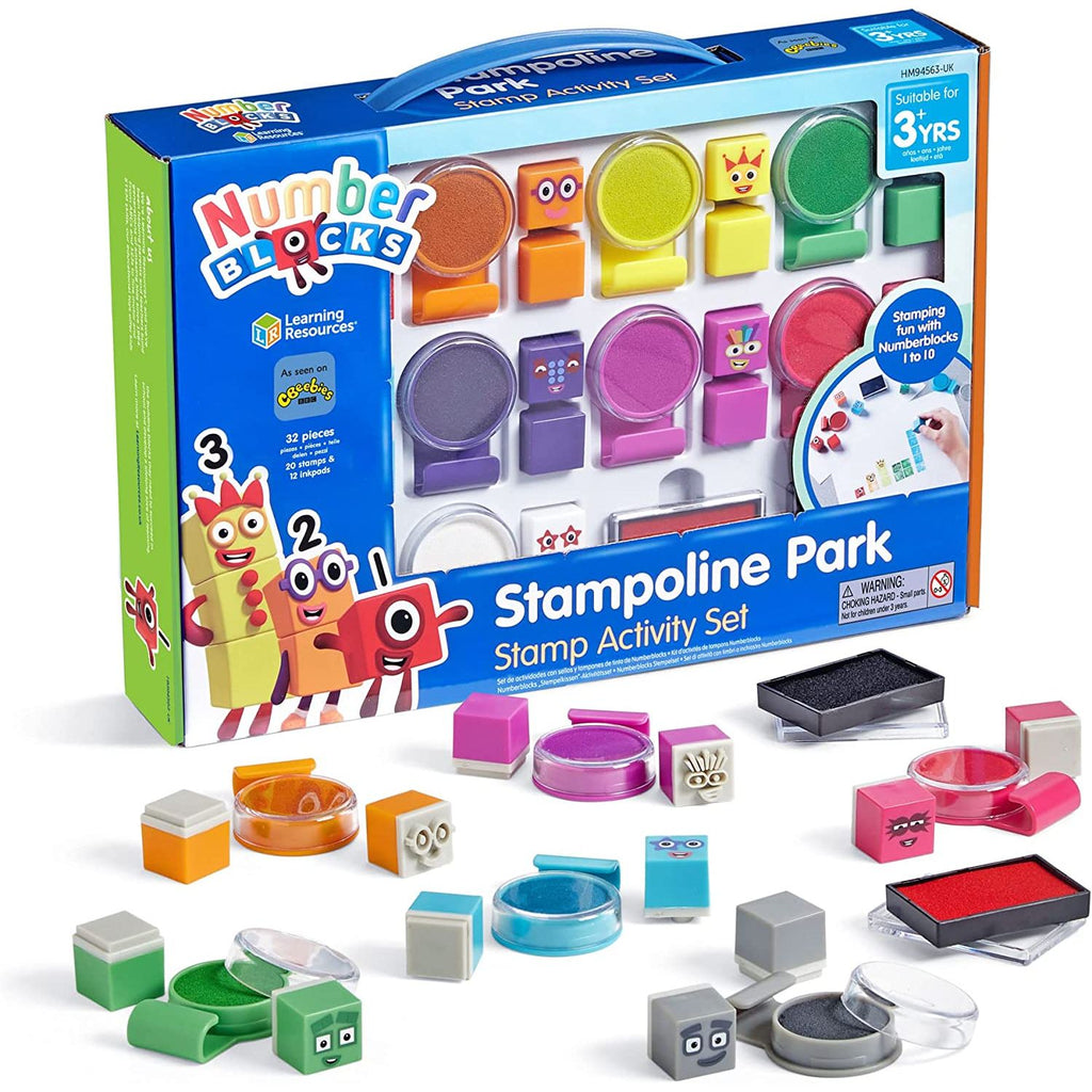 Learning Resources Numberblocks Stampoline Park Stamp Activi Multicolor Age 3 Years & Above